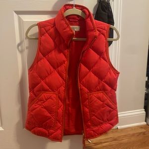 Red Jcrew Vest